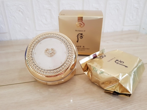 PHẤN NƯỚC WHOO VÀNG WHOO LUXURY GOLDEN CUSHION SPF50+/PA+++