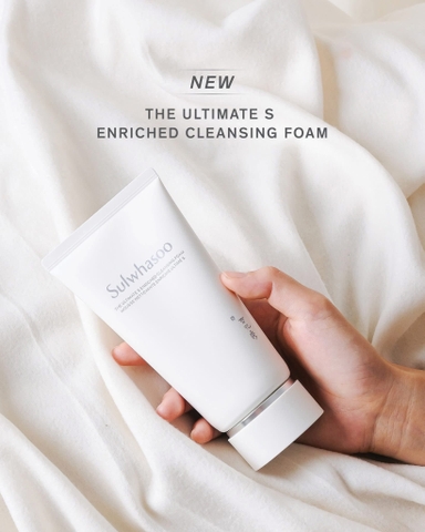 Sữa rửa mặt chống lão hoá Sulwhasoo thông đỏ Timetreasure Extra Creamy Cleansing Foam