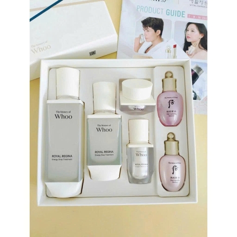 SÉT “NƯỚC THẦN” ROYAL REGINA ENERGY DROP TREATMENT - QUYỀN NĂNG SỨC MẠNH PHỤC HỒI, TÁI TẠO DA