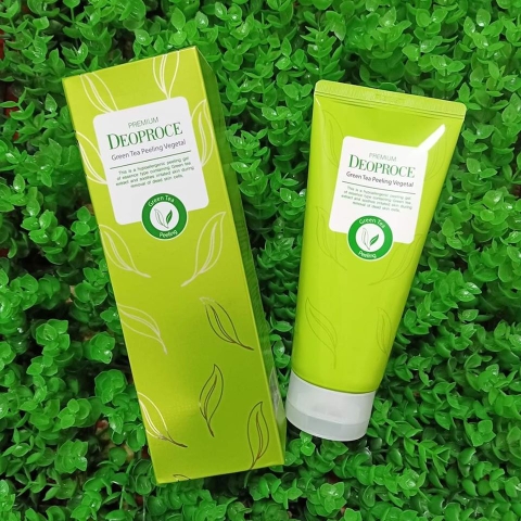 KEM TẨY TẾ BÀO CHẾT CHIẾT XUẤT TRÀ XANH - GREEN TEA PEELING DEOPROCE