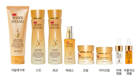 Bộ chăm sóc da chiết xuất từ nhân sâm - WHEE HYANG ANTI - WRINKLE & WHITENING SKIN CARE DEOPROCE