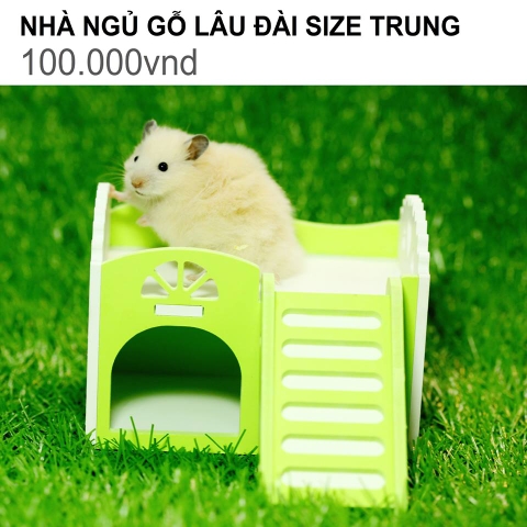 NHÀ NGỦ GỖ LÂU ĐÀI SIZE TRUNG