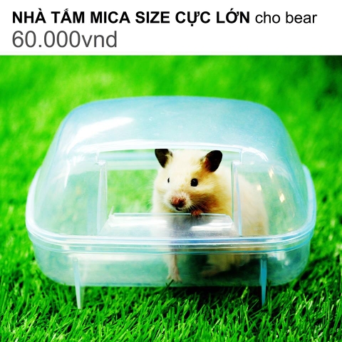 NHÀ TẮM MICA SIZE CỰC LỚN