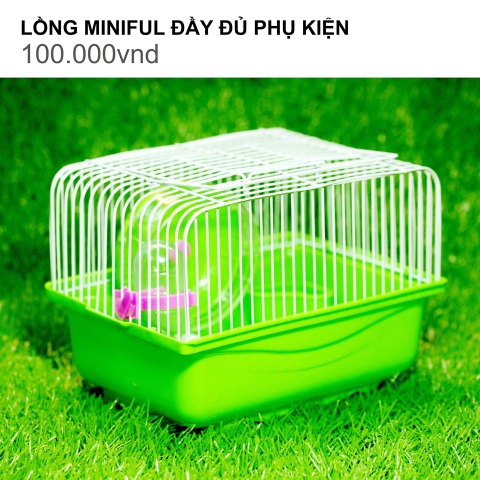 LỒNG MINIFULL ĐẦY ĐỦ PHỤ KIỆN