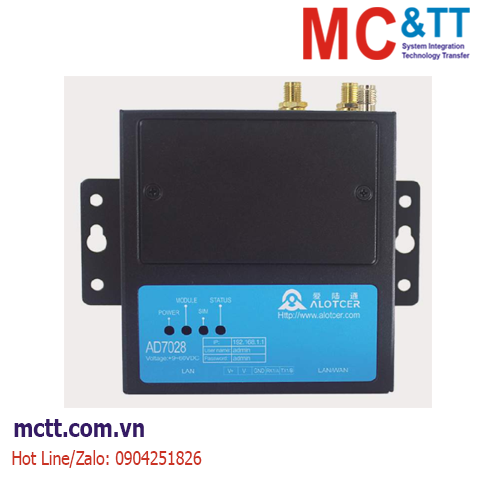 Router công nghiệp 4G VPN 2 cổng LAN Alotcer AD7028D(T)-AS