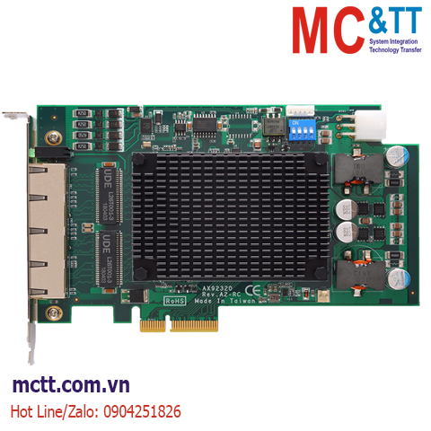 PCI Express x4 4 cổng GigE Frame Grabber Axiomtek AX92320-4GbE