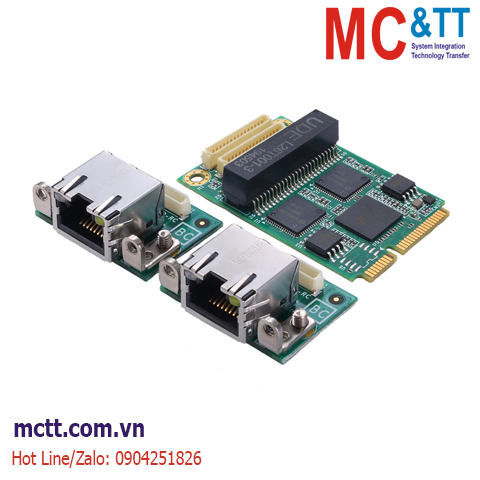 Card Mini PCI Express Full-size 2 cổng Gigabit Ethernet Axiomtek AX92918