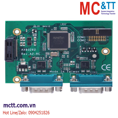 Moduel ZIO 4 cổng COM + Mini PCI Express Card Axiomtek AX93262