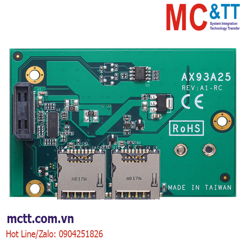 Moduel ZIO 2 khe cắm SIM + M.2 Key B slot Axiomtek AX93A25