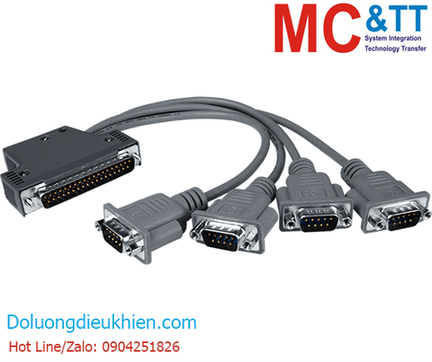 DB37 Male/90° to 4 x DB9 Male Cable [RS-232] ICP DAS CA-9-3705 CR