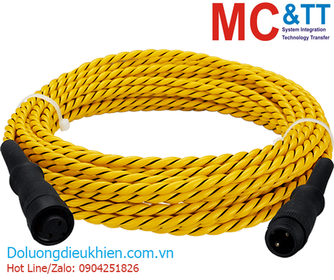 Liquids Leak Detection, Water Proof Plug Male to Female Cable, 10M ICP DAS CA-LLD-DC100X-L100