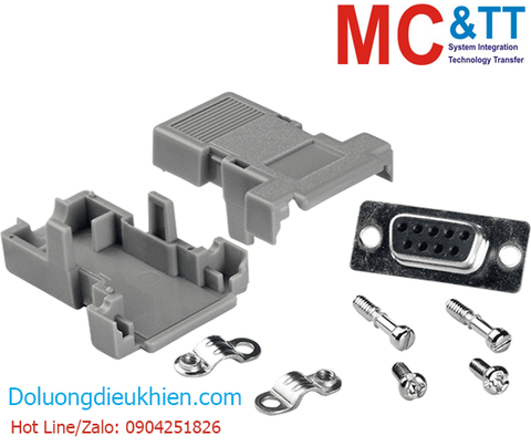 DB9 connector Female with plastic cover ICP DAS CA-PC09F CR