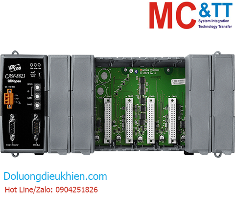 Module CANopen 8 khe cắm module I/O ICP DAS CAN-8823-G CR