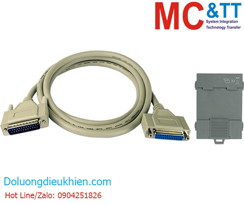 DB25 Male to Female Cable, DIN-Rail Mounting ICP DAS CD-2518D CR