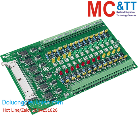 Bo mạch kết nối 24 kênh đầu vào số DI ICP DAS DB-24P CR