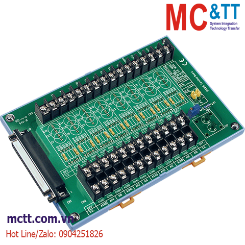 Bo mạch kết nối Female DB37 to Screw Terminal Board ICP DAS DB-8225/2/DIN CR