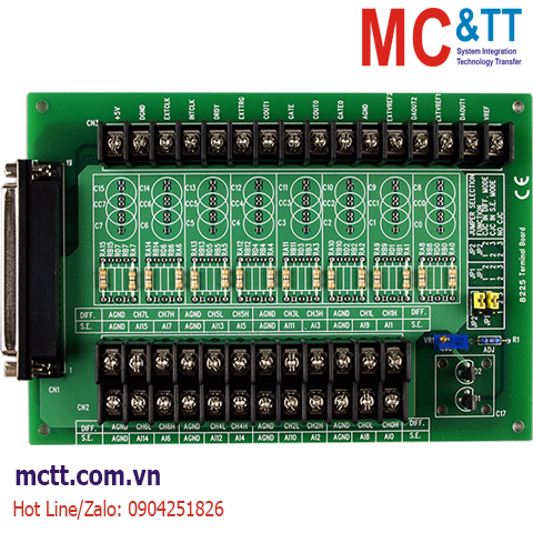 Bo mạch kết nối Female DB37 to Screw Terminal Board ICP DAS DB-8225/2 CR