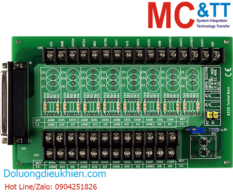 Bo mạch kết nối Female DB37 to Screw Terminal Board ICP DAS DB-8225 CR