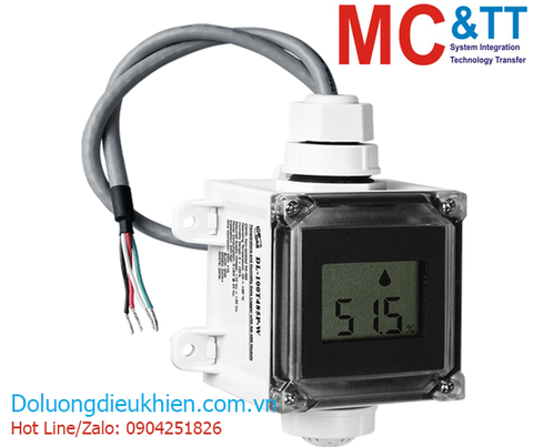 DL-100TM485P-W CR: Bộ đo hiển thị và lưu trữ Data Logger nhiệt độ + độ ẩm RS-485 Modbus RTU