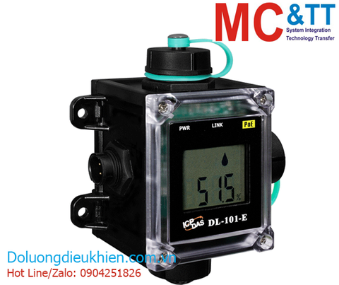 DL-101-E CR: Bộ đo hiển thị và lưu trữ Data Logger nhiệt độ + độ ẩm Ethernet Modbus TCP + MQTT