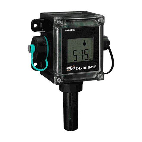 Bộ đo hiển thị và lưu trữ Data Logger nhiệt độ + độ ẩm Wi-Fi Modbus TCP ICP DAS DL-101S-WF CR