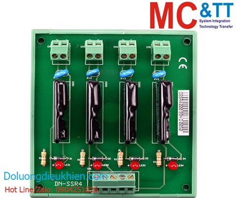 Bo mạch kết nối 4 kênh Relay bán dẫn (SSR) ICP DAS DN-SSR4 CR