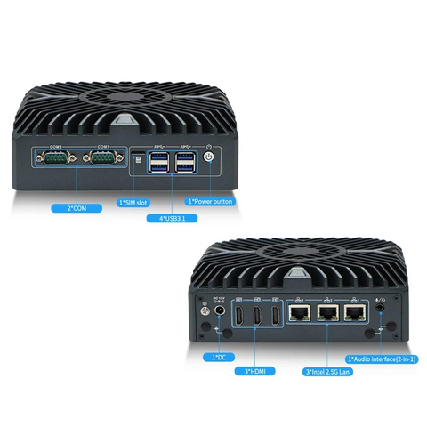 Máy tính công nghiệp không quạt Mini PC iWill Nano-N3322