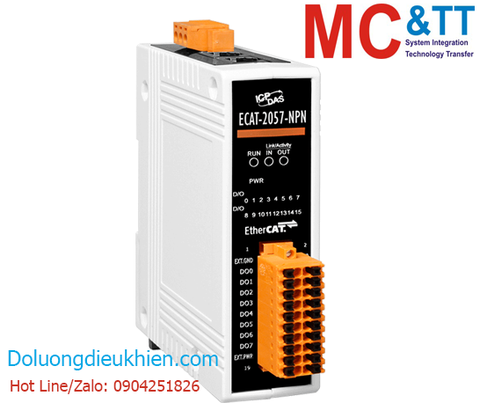 Module EtherCAT Slave 16 kênh đầu ra số DO ICP DAS ECAT-2057-NPN CR