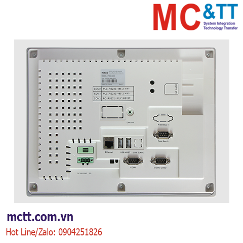 Màn hình cảm ứng HMI 8 inch Kinco F080E (3 COM, 2 USB Host, 1 SD Card, 1 Ethernet)