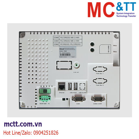 Màn hình cảm ứng HMI 10.4 inch Kinco F104E (3 COM, 2 USB Host, 1 SD Card, 1 Ethernet)