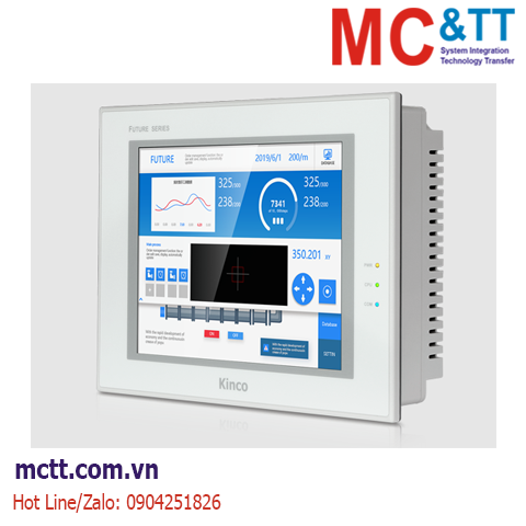 Màn hình cảm ứng HMI 10.4 inch Kinco F104E (3 COM, 2 USB Host, 1 SD Card, 1 Ethernet)