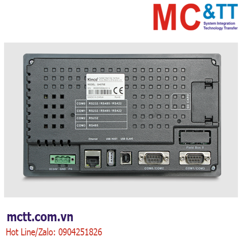 Màn hình cảm ứng HMI 10.4 inch Kinco GH104E (4 COM, 1 USB Host, 1 SD Card, Ethernet)