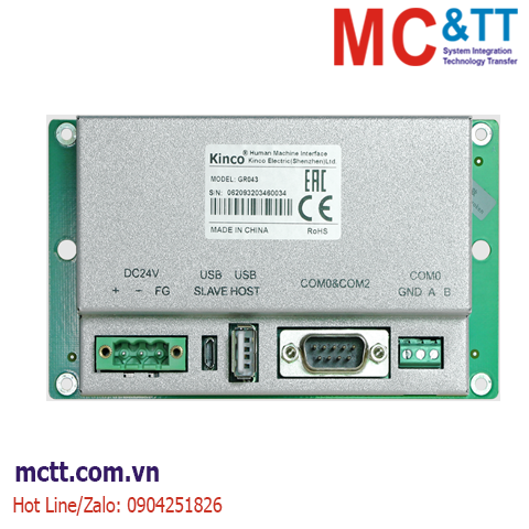 Màn hình cảm ứng HMI 4.3 inch Kinco GR043 (2 COM)