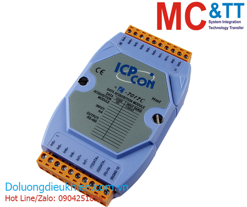 Module RS-485 DCON 8 kênh đầu vào tương tự AI (Dòng điện) ICP DAS I-7017C CR