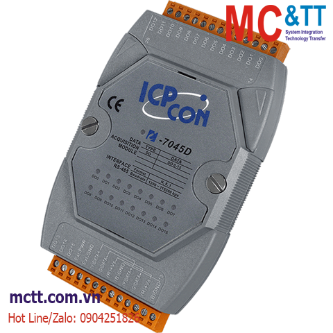 Module RS-485 DCON 16 kênh đầu ra số DO ICP DAS I-7045D-G CR
