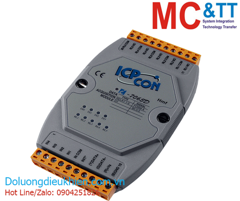 Module RS-485 DCON 5 kênh đầu ra Relay + 4 kênh đầu vào số DI ICP DAS I-7065D-G CR