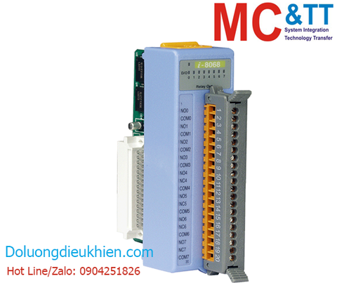I-8068 CR: Module 8 kênh đầu ra Power Relay