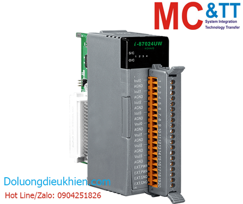 I-87024UW-G CR: Module 4 kênh đầu ra tương tự AO