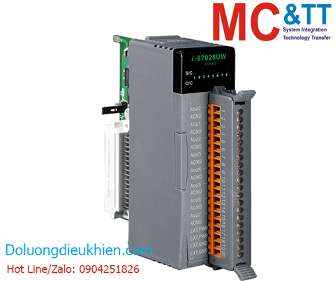 I-87028UW-G CR: Module 8 kênh đầu ra tương tự AO