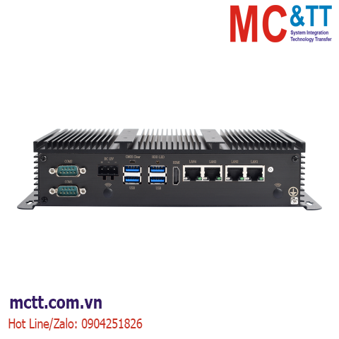Máy tính nhúng công nghiệp không quạt (4 LAN + 6 COM) TP-IPC IBOX-104V2-4L6C