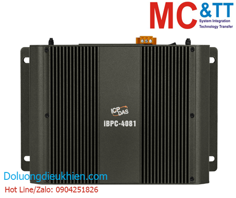 Máy tính nhúng công nghiệp không quạt Atom E3845 ICP DAS iBPC-4081 CR