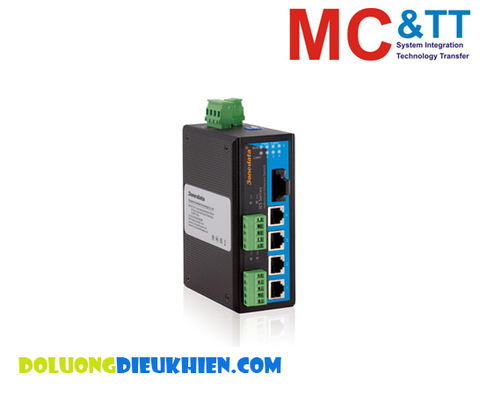 IES615-1F(M)-2D(RS-485): Switch công nghiệp 4 cổng Ethernet + 1 cổng quang Multi-mode + 2 cổng RS-485 3Onedata