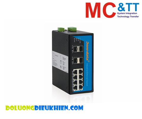 IES7112G-4GS: Switch công nghiệp quản lý 8 cổng Gigabit Ethernet + 4 cổng Gigabit SFP 3Onedata