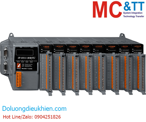 Module RS-485 Modbus RTU 8 khe cắm module I/O ICP DAS iP-8811-MRTU CR
