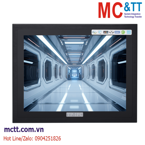 Máy tính công nghiệp màn hình cảm ứng 12 inch (2 Lan + 6 COM) TP-IPC IPPC-104V2-2L6C -12S