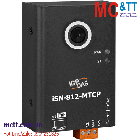 Cảm biến đo nhiệt độ hồng ngoại IR Ethernet Modbus TCP ICP DAS iSN-812-MTCP CR