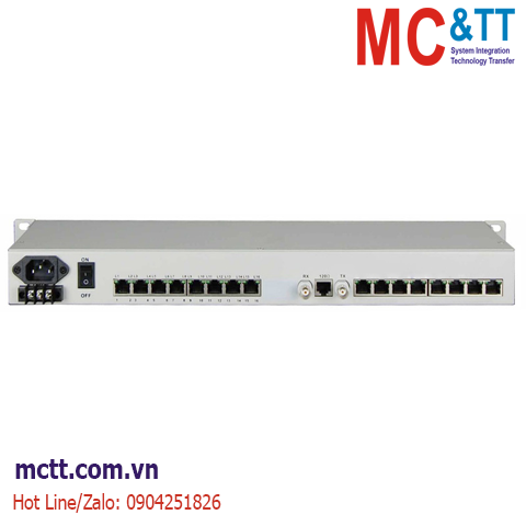 Bộ chuyển đổi 16 kênh RS-232/422/485 sang E1 JHA-CE1D16/R16/Q16