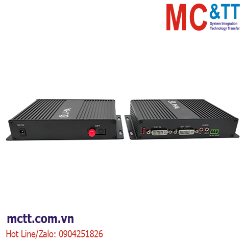 Bộ chuyển đổi 1 kênh DVI sang Quang JHA-D100