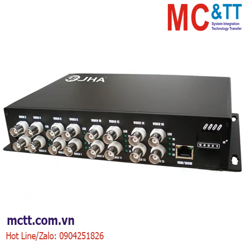 Bộ chuyển đổi 16 kênh video sang quang JHA-D16TV-20