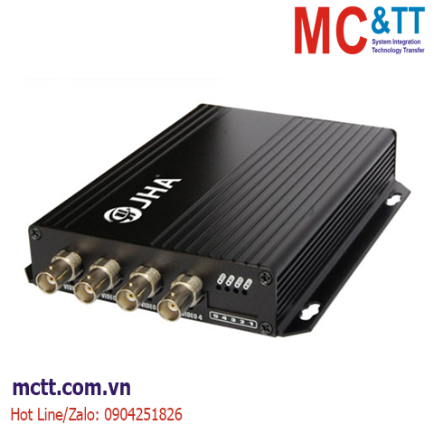 Bộ chuyển đổi 4 kênh video sang quang JHA-D4TV-20
